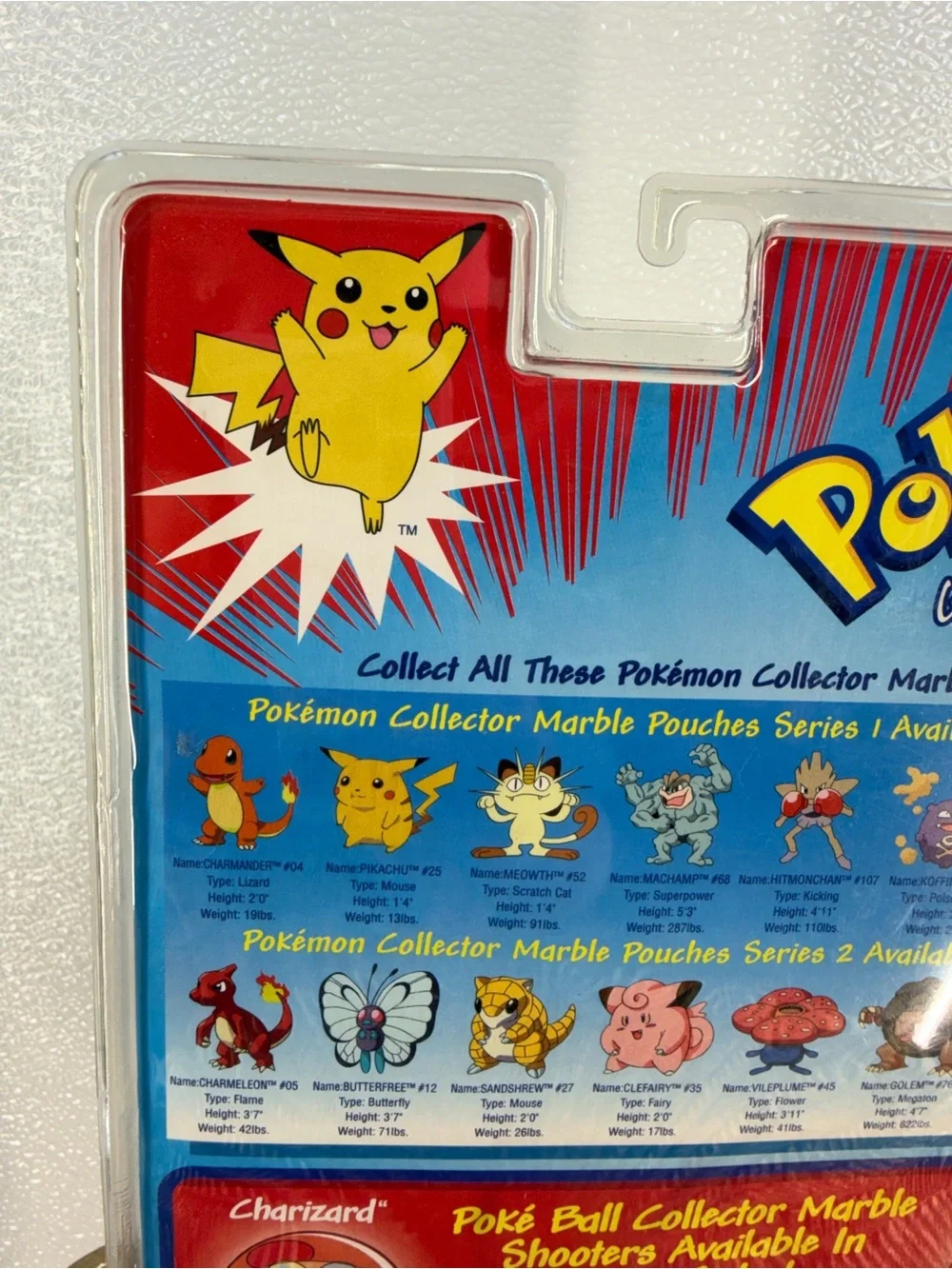 Vintage Pokémon Butterfree #12 Marble Pouch Series 2 Sealed Toy Biz